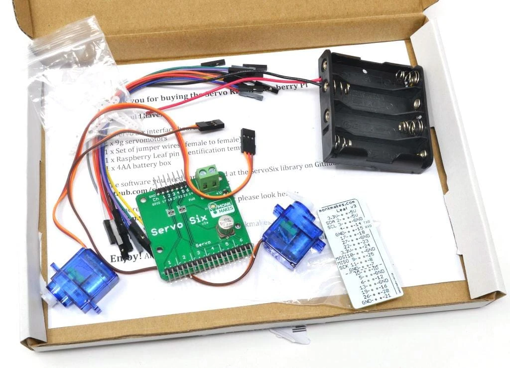 Servo Kit For Raspberry Pi