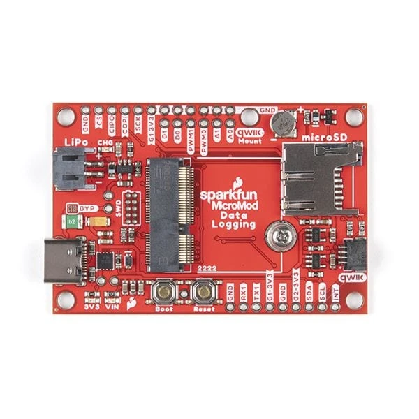 SparkFun MicroMod Data Logging Carrier Board 4 SparkFun MicroMod Data Logging Carrier Board - Image 2