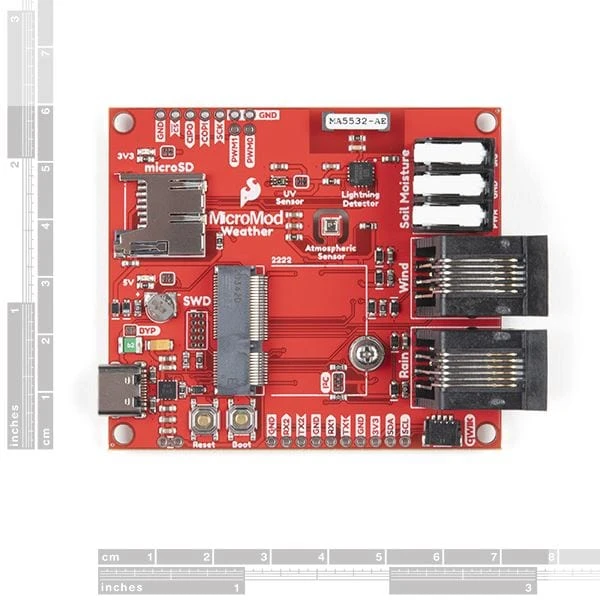 SparkFun MicroMod Weather Carrier Board 7 SparkFun MicroMod Weather Carrier Board - Image 5