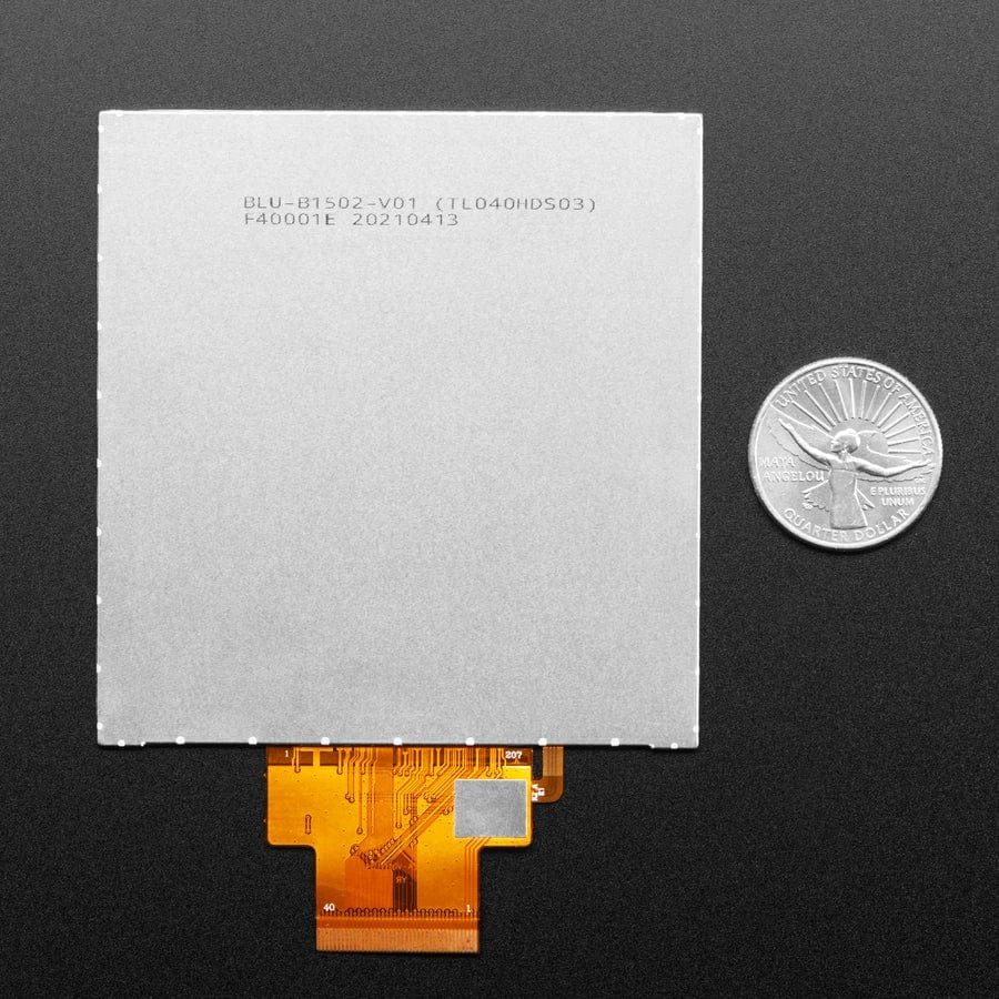 Square RGB 666 TTL TFT Display - 4" 720x720 - No Touchscreen - TL040HDS20-B1502A - Image 3