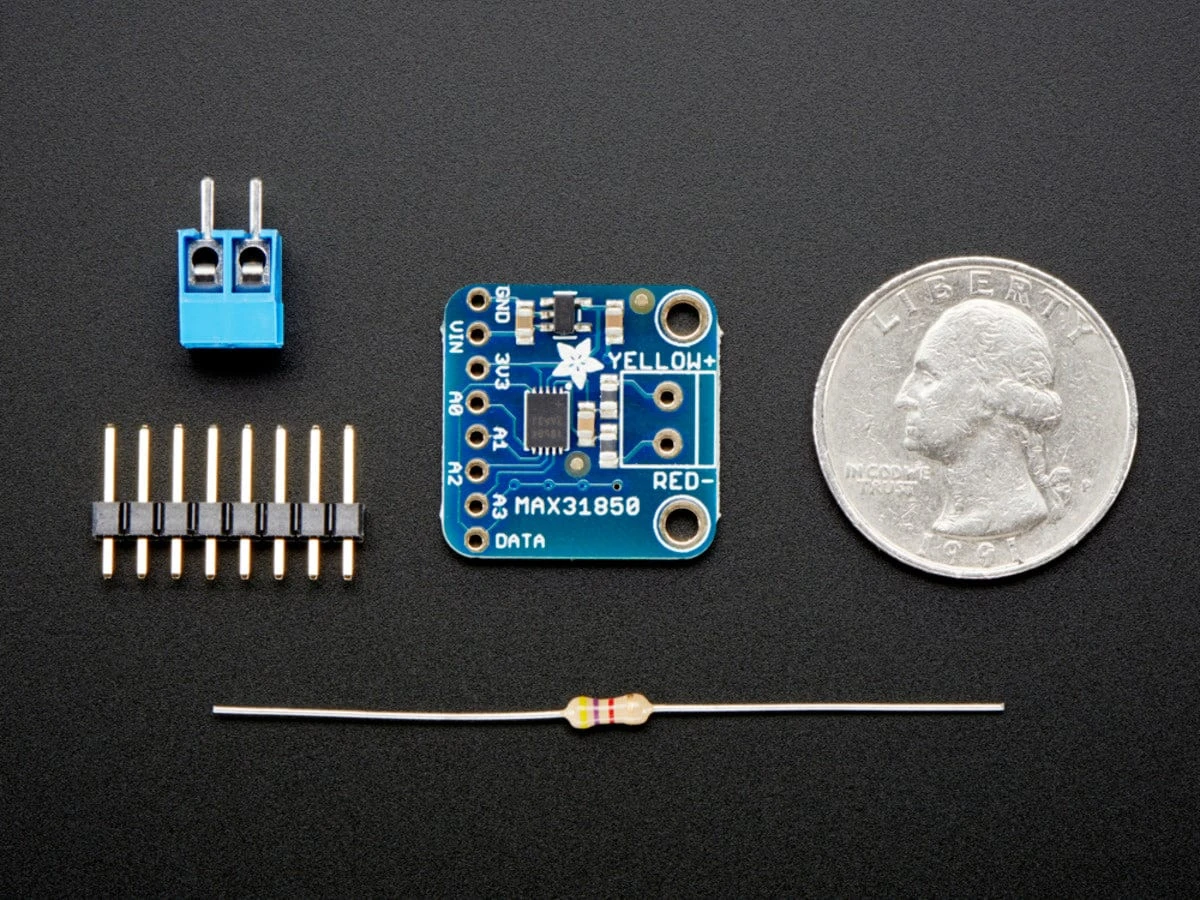 Thermocouple Amplifier With 1-Wire Breakout Board - MAX31850K