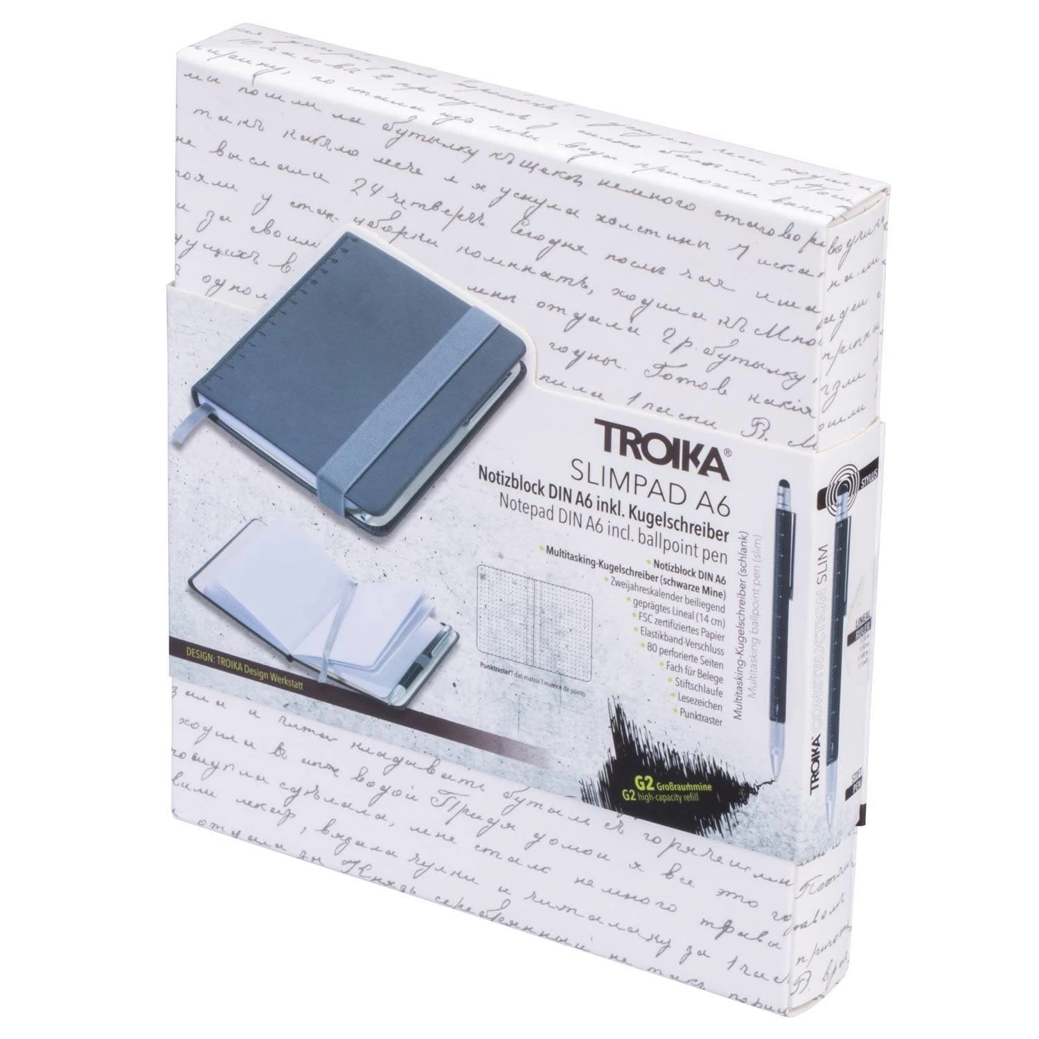 Troika Construction Slim + Slimpad - Pen & Notepad Combo - Image 4