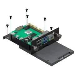 Uctronics 19" 1U Raspberry Pi Rack Mount With SSD Mounting Brackets (Holds 5x RPi) -3C Electronic Products uctronics 19 1u raspberry pi rack mount with ssd mounting brackets holds 5x rpi uctronics u6264 40587916574915