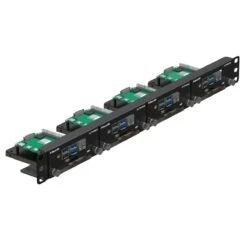 Uctronics 19" 1U Raspberry Pi Rack Mount With SSD Mounting Brackets (Holds 4x RPi)