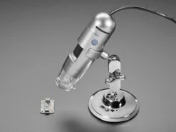 USB Microscope - 5MP Interpolated 220x Magnification / 8 LEDs